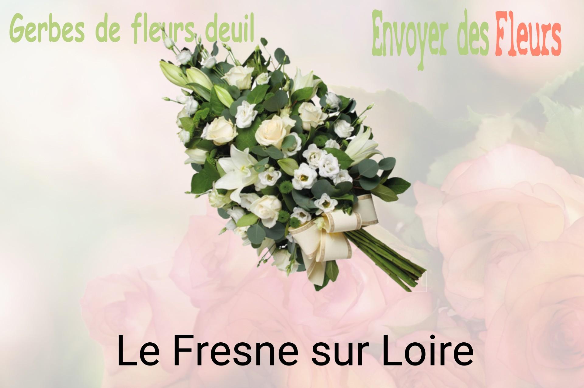 Gerbe de fleurs de deuil livrée à Le Fresne-sur-Loire